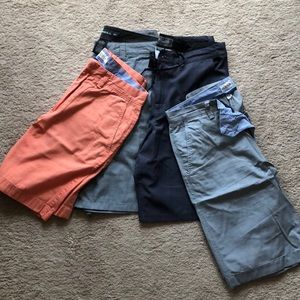 Men’s shorts-4 pair- Jcrew/O’Neil/Valor-30